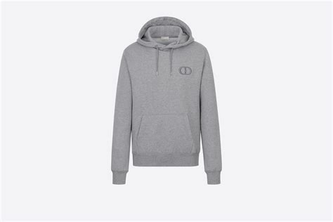 christian dior grey hoodie|women Christian Dior hoodie.